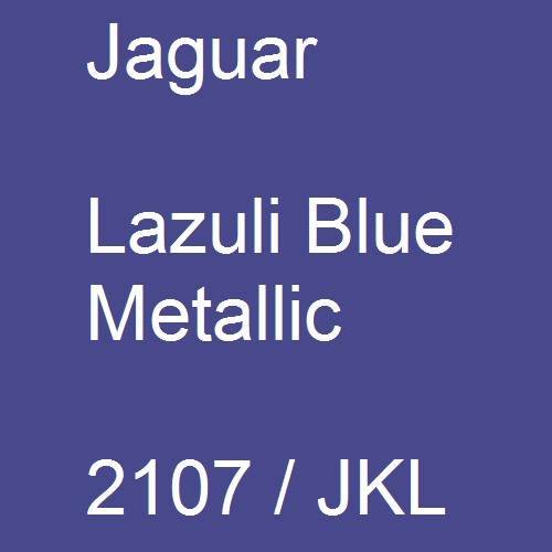 Jaguar, Lazuli Blue Metallic, 2107 / JKL.